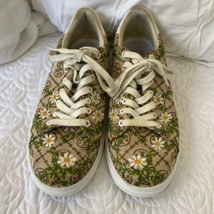 Tory burch T Monogram embroidered Howell Court Sneakers